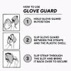 Markwort Glove Guard, Black, up to 12" view 3