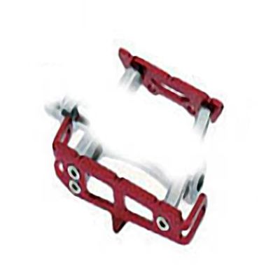 DIXNA Trace Pedal Anadized Color Cage, Red, Red