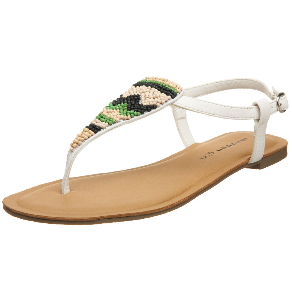 Madden Girl Women's Bajjaa, White Multi