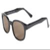 Pacific Coast Original KD's Biker Sunglasses (Black Frame/Dark Brown Lens) view 4