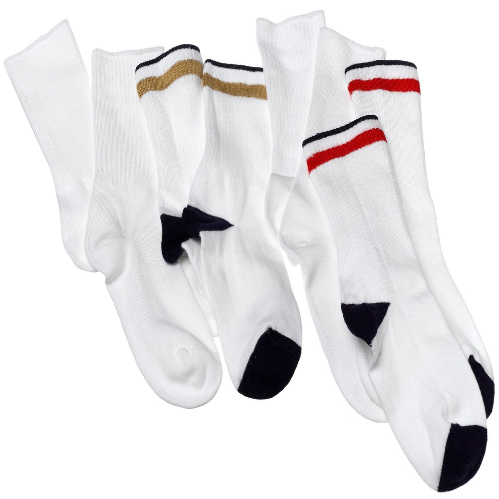 Jefferies Socks Big Boys' Seamless Casual Crew (Pack of 4),Multi,8-9