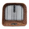 Palmy TP-305D Rattan Style Square Basket, Mixed Brown view 4