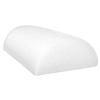 CanDo White PE Foam Rollers for Exercise, Finess, Muscle Restoration, Massage Therapy, Sport Recovery and Physical Therapy for Home, Clinics, Professional Therapy Half-Round 4" x 12"