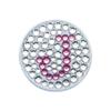 DAIYA Golf Golf Marker Bonjoc Initial Ball Marker J WH AS-166WHJ view 1