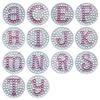 DAIYA Golf Golf Marker Bonjoc Initial Ball Marker J WH AS-166WHJ view 3