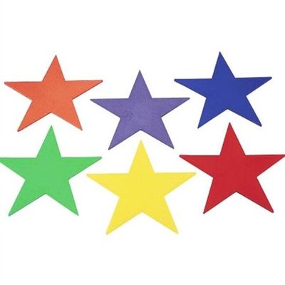 Athletic Aids Floor Markers Spot Markers - Star Set Of 6