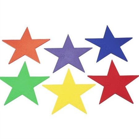 Athletic Aids Floor Markers Spot Markers - Star Set Of 6