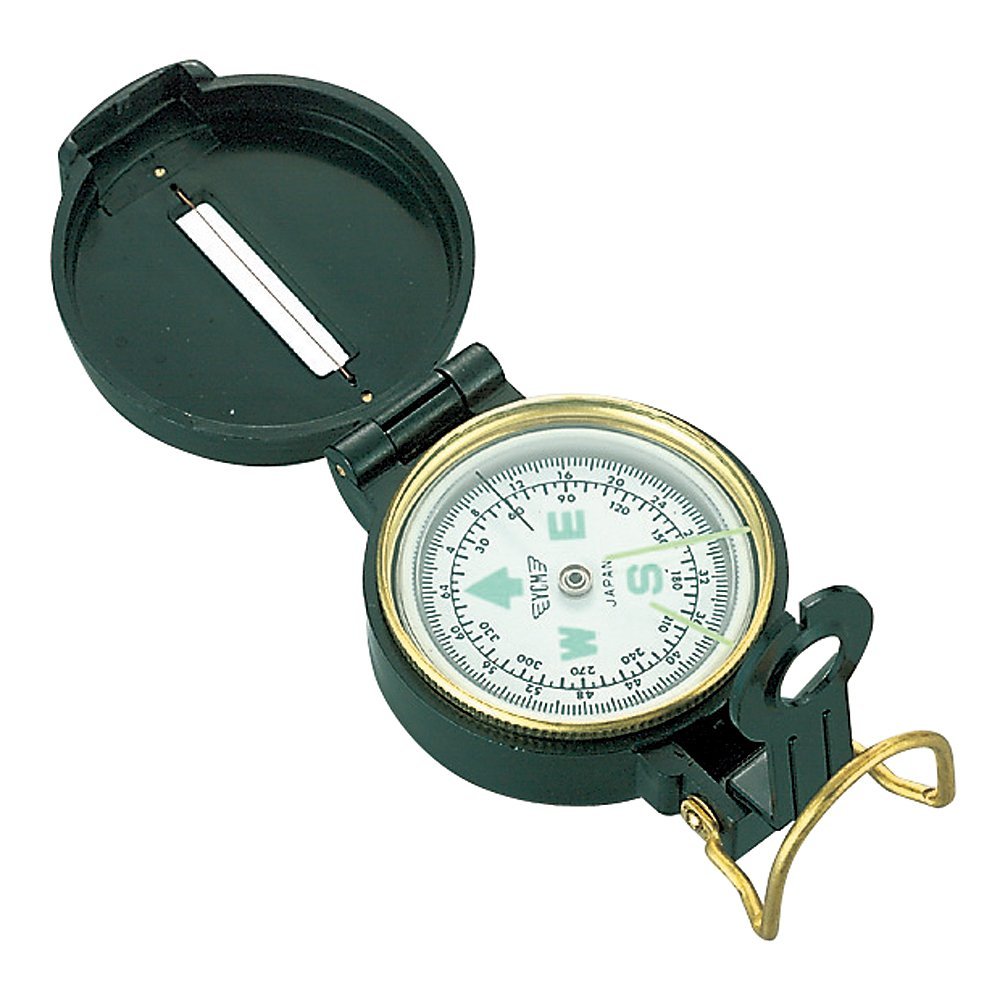 Shinwa Sokutei 75620 Directional Compass (Military Oil Type) F, Military