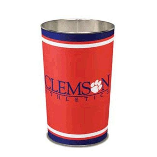 Clemson Tigers NCAA Tapered Wastebasket (15 Height)"
