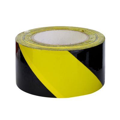 2" X 18YD HAZARD STRIPE YEL/BLK