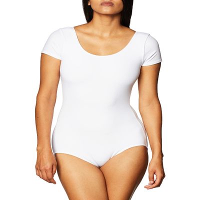Capezio womens Tb133 athletic leotards, White, X-Small US