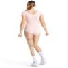 Capezio Women's Team Basic Short Sleeve Leotard,Ballet Pink,Large view 4