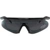 Birdz Eyewear Feather Sunglasses Black Frame with Smoke Lens view 2