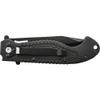 Smith & Wesson Special Tactical CKTACBS 8.1in High Carbon S.S. Folding Knife with a 3.5in Serrated Tanto Blade and ABS Handle for Outdoor, Survival and EDC,Black view 2