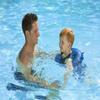 Poolmaster Learn-to-Swim Vest, Adjustable Tube Floatation Swim Trainer and Swim Aid for Kids Ages 3 to 6 Years, Blue view 2