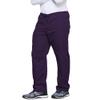 Cherokee Unisex Scrub Pants for Men & Women Drawstring Cargo Medical Uniform Straight Leg Nursing Scrub Bottoms Plus Size - 4100, 2XL, Eggplant view 2