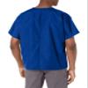 Cherokee Big and Tall Originals Unisex V-Neck Scrubs Shirt, Galaxy Blue, XX-Large view 2