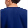 Cherokee Big and Tall Originals Unisex V-Neck Scrubs Shirt, Galaxy Blue, XX-Large view 4