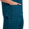 Cherokee Originals Unisex V-Neck Scrubs Shirt, Caribbean Blue, Medium view 3