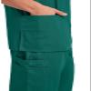 Cherokee Big and Tall Originals Unisex V-Neck Scrubs Shirt, Hunter, XXXXX-Large view 3