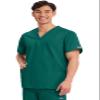 Cherokee Big and Tall Originals Unisex V-Neck Scrubs Shirt, Hunter, XXXXX-Large view 4