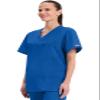 Cherokee Big and Tall Originals Unisex V-Neck Scrubs Shirt, Royal, XXXXX-Large view 4