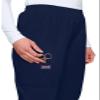 Cherokee Women's Plus Size Workwear Elastic Waist Cargo Scrubs Pant, Navy, 2X-Large Tall view 4