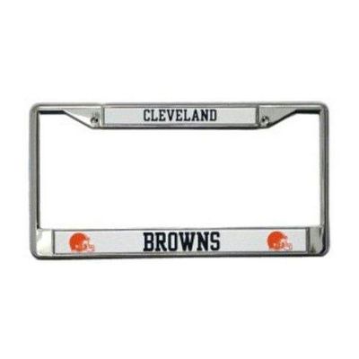 Cleveland Browns NFL Chrome License Plate Frame