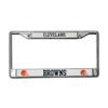 Cleveland Browns NFL Chrome License Plate Frame view 1