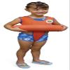 Poolmaster Learn-to-Swim Vest, Adjustable Tube Floatation Swim Trainer and Swim Aid for Kids Ages 3 to 6 Years, Orange view 1