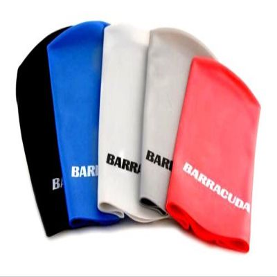 Barracuda Silicone Swim Cap, White