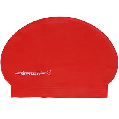 Barracuda Latex Swim Cap, Red