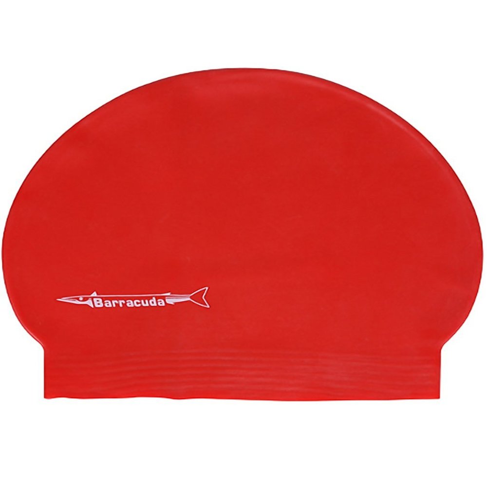 Barracuda Latex Swim Cap, Red