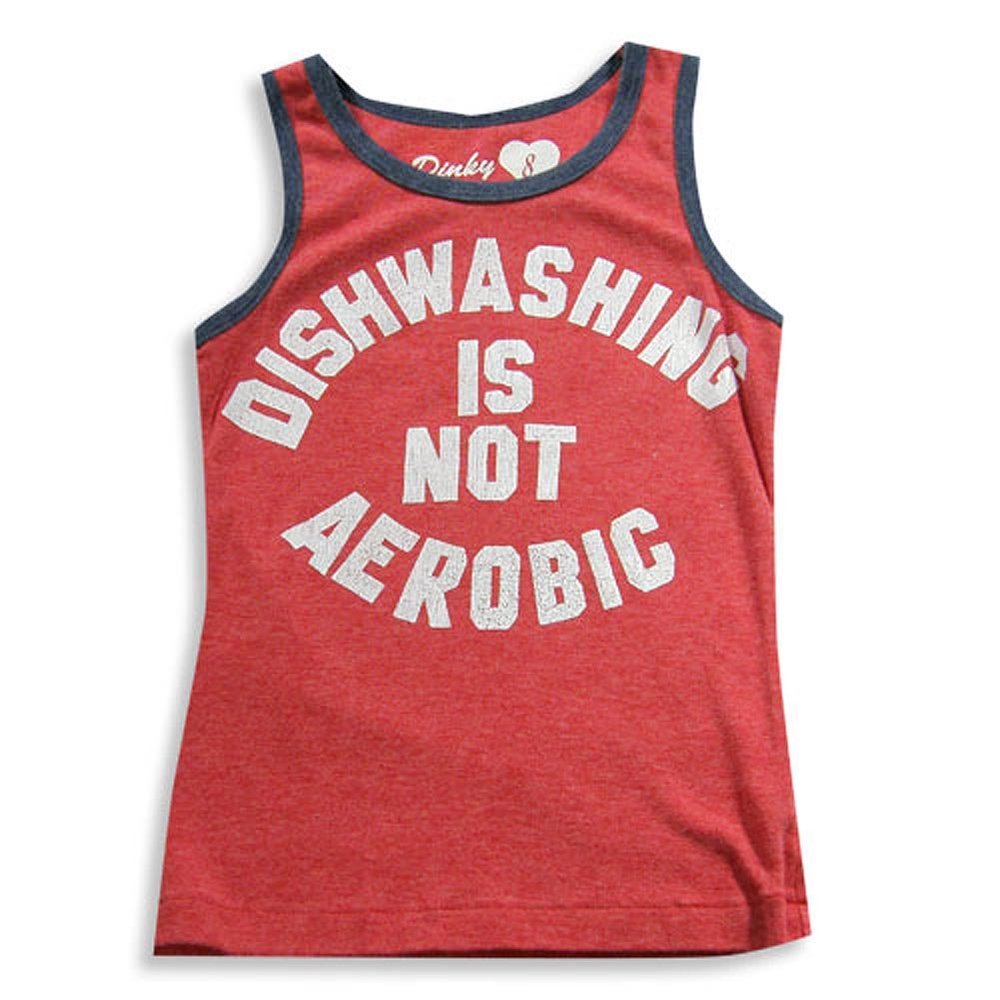 Dinky Souvenir by Gold Rush Outfitters - Little Girls' Tank Top, Grey, Red, Navy 16648-4