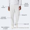 Hanes Men's EcoSmart Non-Pocket Sweatpant, White, 3X-Large view 4