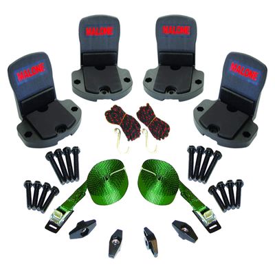 Malone Big Foot Pro Universal Car Rack Canoe Carrier with Bow and Stern Lines