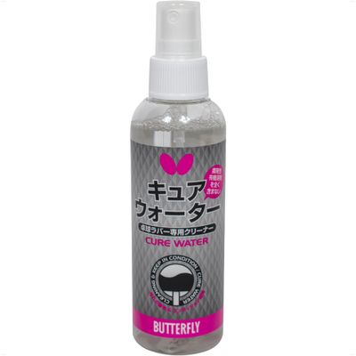 Butterfly Cure Water - Made in Japan  Spray Pump, Non-Toxic, and Non-Flammable - Reliably Cleans Rubbers and Keeps Them in Playing Condition Without The use of Organic substances