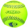 Diamond 12-Inch Leather Cover Fastpitch Softball, USSSA Stamped, Dozen view 1