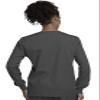 Cherokee Women's WW Snap Front Warm-Up Jacket, Pewter, X-Small view 3