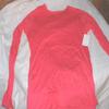 Beyond Yoga Organic Pima Long Sleeved Crew (Tropical Pink, Small) view 1