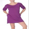 Beyond Yoga Organic Pima Panel Dress (African Violet, Medium) view 1