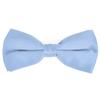 Solid banded Bowtie, Light Blue view 1