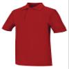 Classroom Big Boys' Uniform Pique Short Sleeve Polo,Red,Small view 1