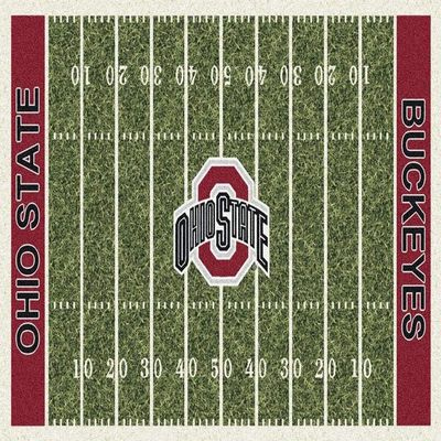 Ohio State Buckeyes College Team Gridiron Rug from Miliken
