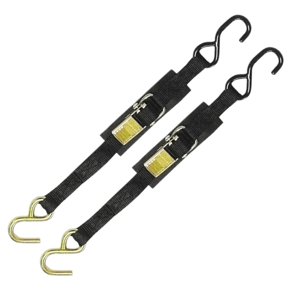 BoatBuckle Kwik-Lok Transom Tie-Down (1-Inch x 4-Feet, Black)