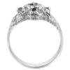 1/2 inch Sterling Silver Lion Ring for Men and Women Polished Finish Size 6.6 view 2
