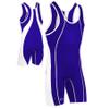 Brute Maverick Wrestling Singlet - Size: X-Large, Color: Royal/White view 2
