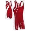 Brute Maverick Singlet Red/White YL view 1