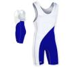 Brute Buckeye Singlet - Royal/White - Youth Large view 2