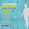 STAR BRITE Extending Boat Hook - Telescoping, Floating, Multi-Purpose - Extends from 4.5 ft. (137 cm) to 8 ft. (243 cm) (040609) view 4